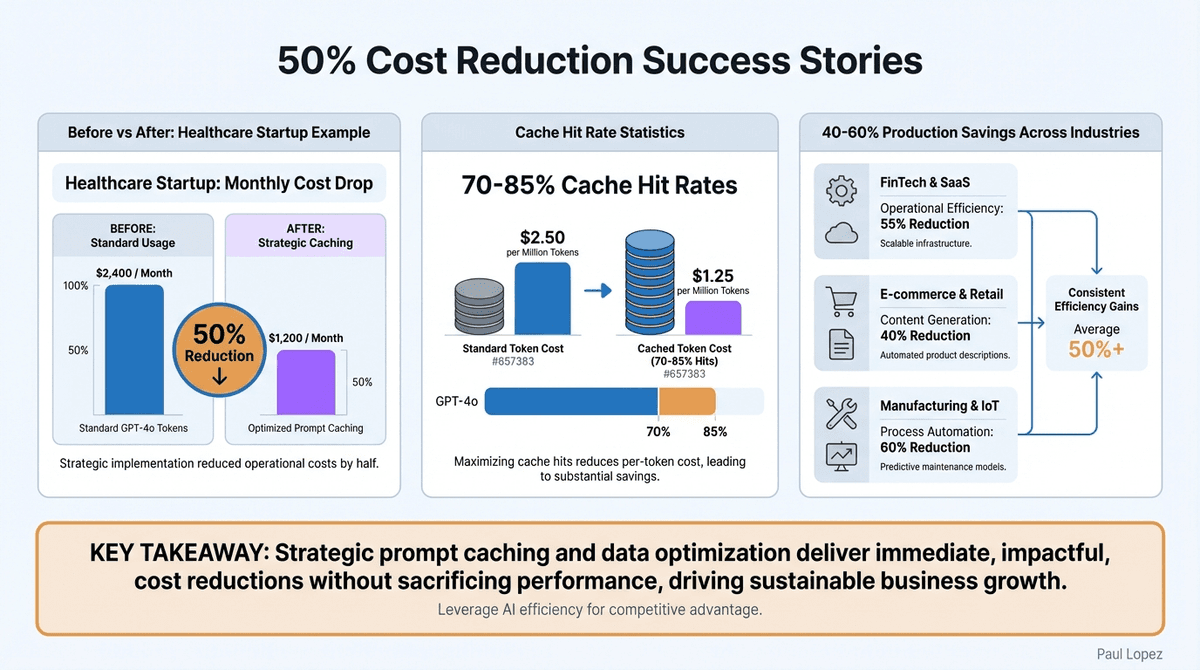 50% Cost Reduction Success Stories