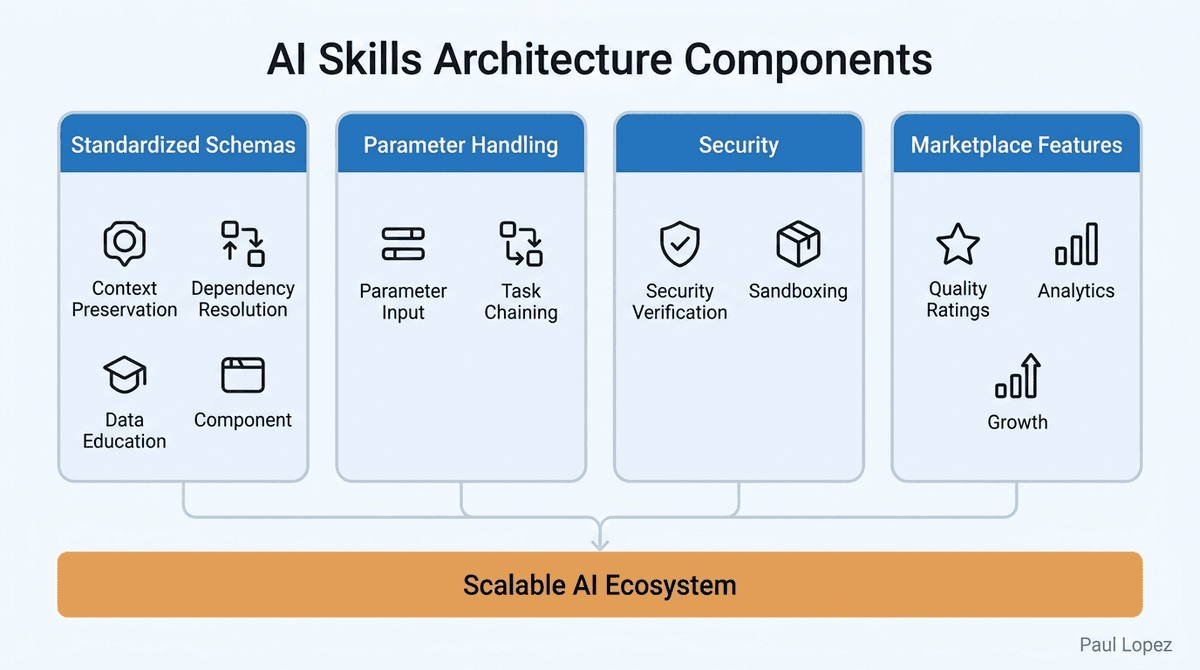 Current AI Development vs Skills Approach