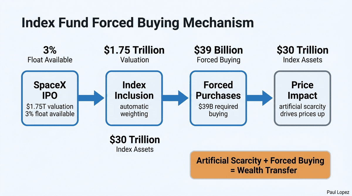 Index Fund Forced Buying Mechanism
